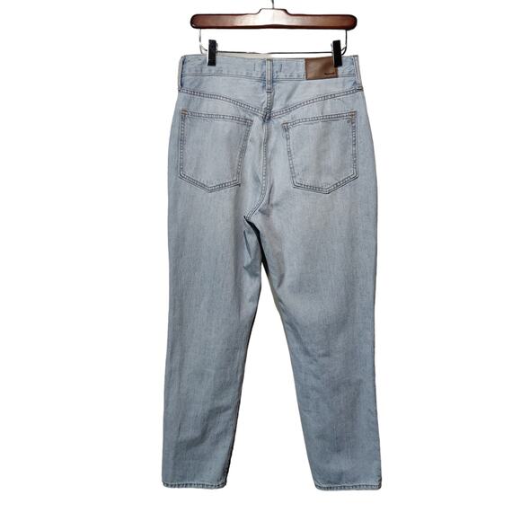 Madewell Sz 28 Perfect Vintage Jeans High Rise Tapered Denim Light Wash C2819 - Picture 9 of 9